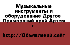 Музыкальные инструменты и оборудование Другое. Приморский край,Артем г.